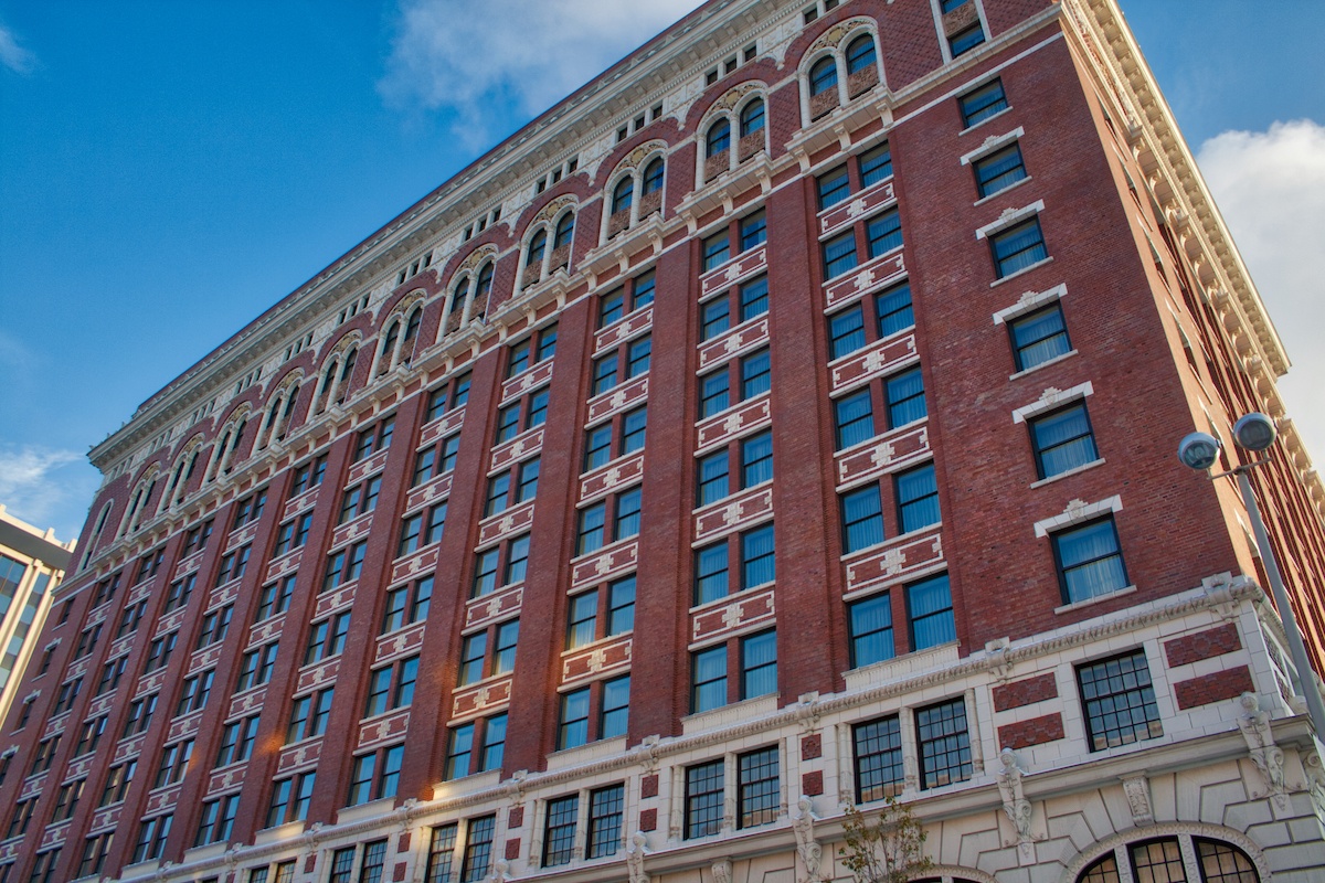 Davenport hotel in Spokane exterior