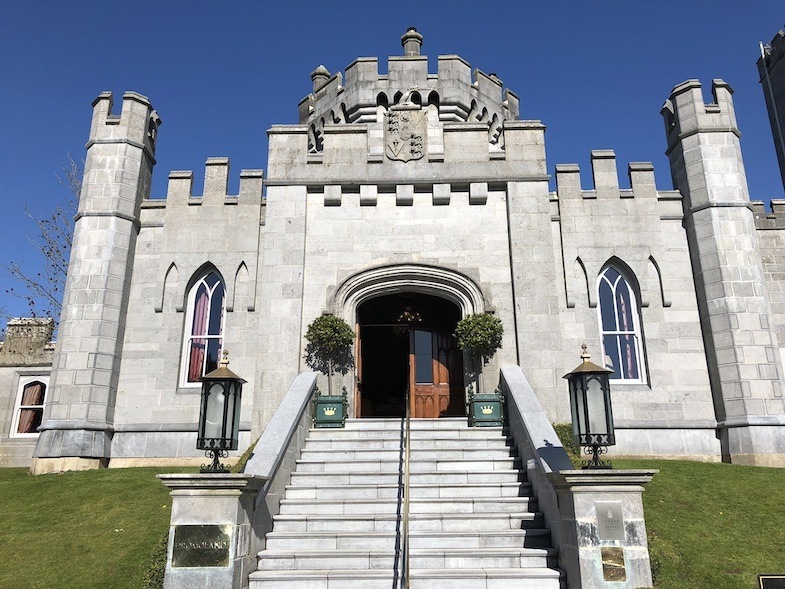 Dromoland Castle Entrance by MikesRoadTrip.com