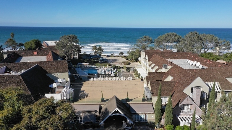 L’Auberge Del Mar aerial photo by Mike of MikesRoadTrip.com