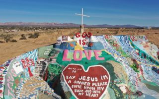 Salvation Mountain aerial