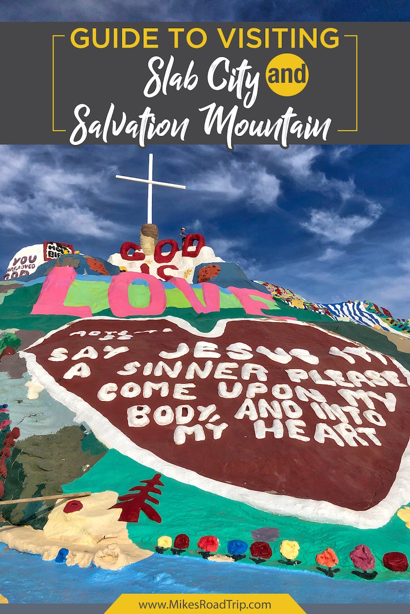 Salvation Mountain at Slab City California