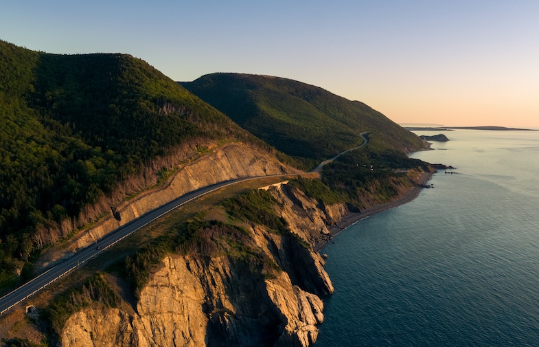 Cabot Ttrail in Nova Scotia one of the most scenic roads in Canada