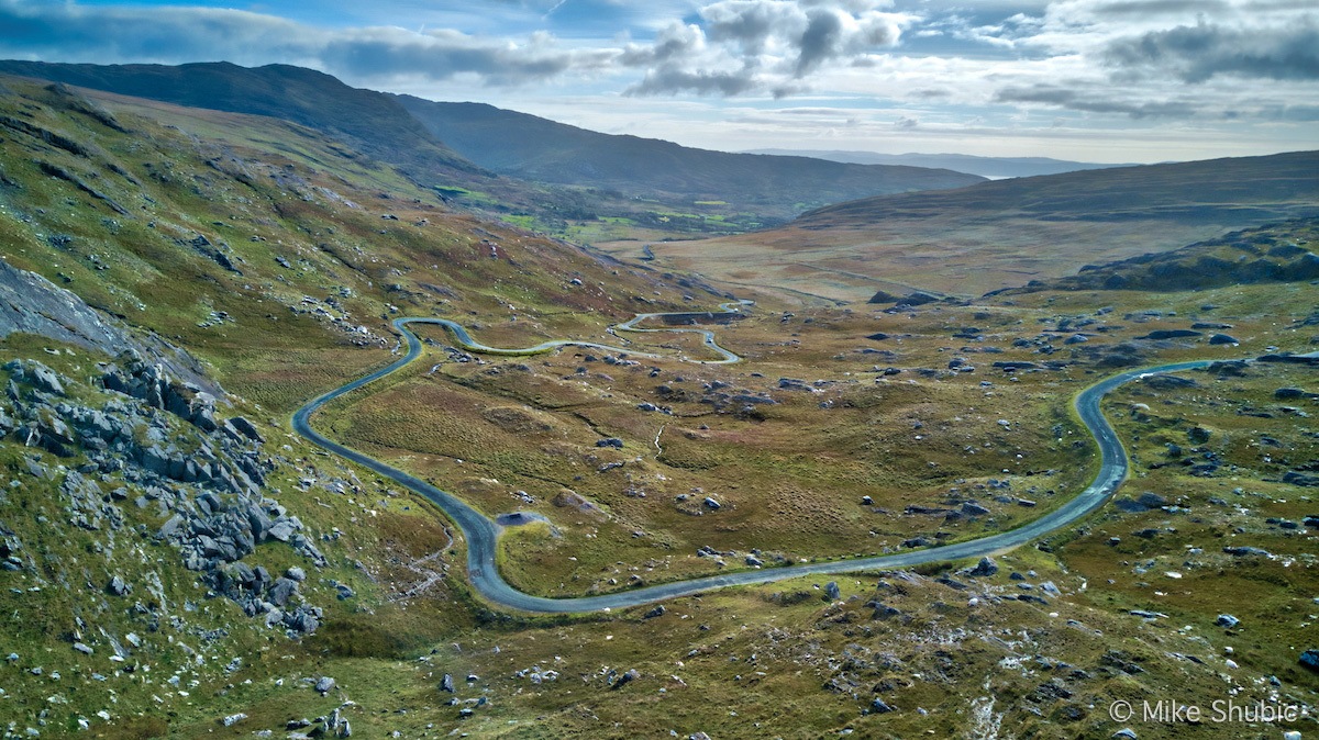 Below Healy Pass on the Beara Peninsula in the southern part of the country, Photo by MikesRoadTrip.com