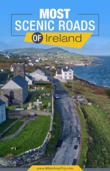 Most scenic roads of Ireland by MikesRoadTrip.com #Ireland #VisitIreland #RoadTrip #RoadTrips #Europe