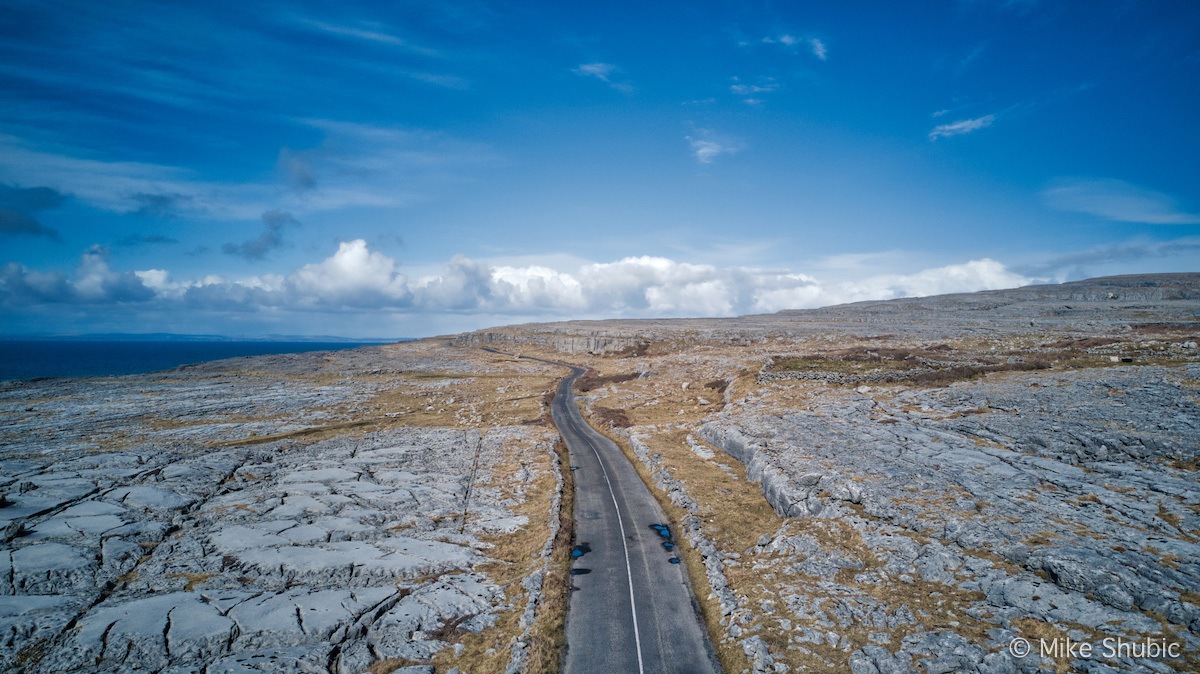 One of the most scenic roads in Ireland runs through the Burren. Photo by MikesRoadtrip.com