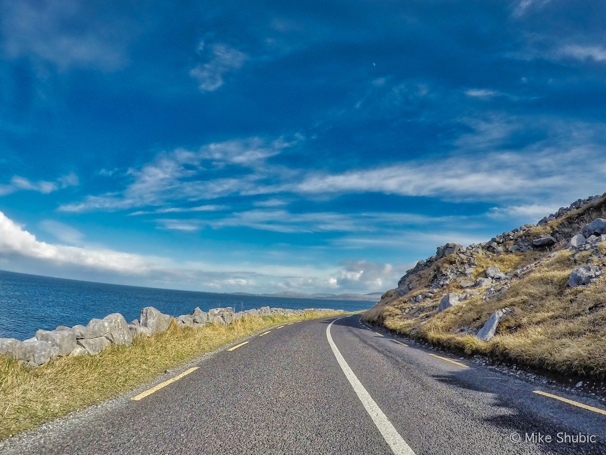 Scenic roads of Ireland along the coast by MikesRoadTrip.com