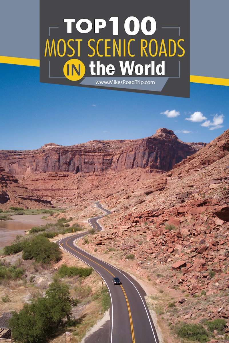 Top 100 most scenic roads in the world