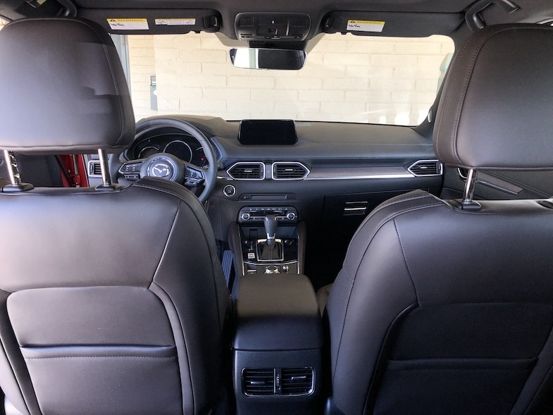 Interior of 2019 Mazda cx-5 Signature