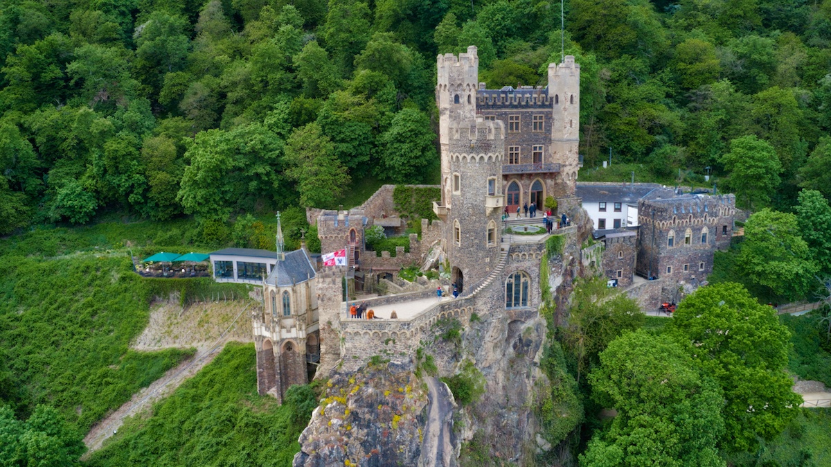 Castle in Rheingau region of Germany by MikesRoadTrip.com