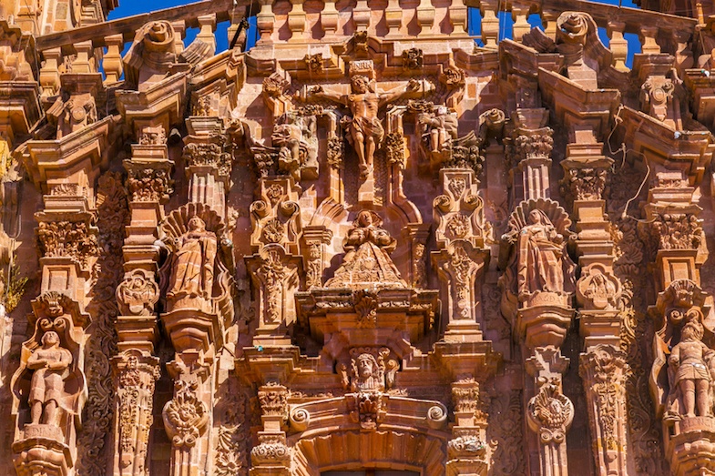 Mexico Road trip to see Cathedral Dolores Hidalgo Mexico. Where Father Miguel Hidalgo made his Grito de Dolers starting the 1810 War of Independence.