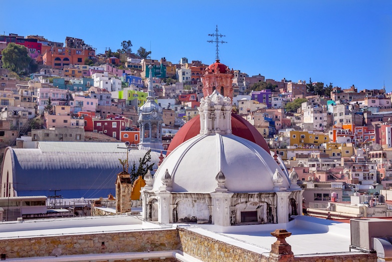 Bajio Road Trip to see the Colored Houses Church Market Mercado Hidalgo Guanajuato Mexico