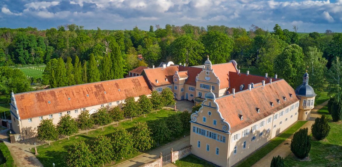 Hotel Jagdschloss Kranichstein is one of the best hotels in Germany - Aerial photo by MikesRoadTrip.com