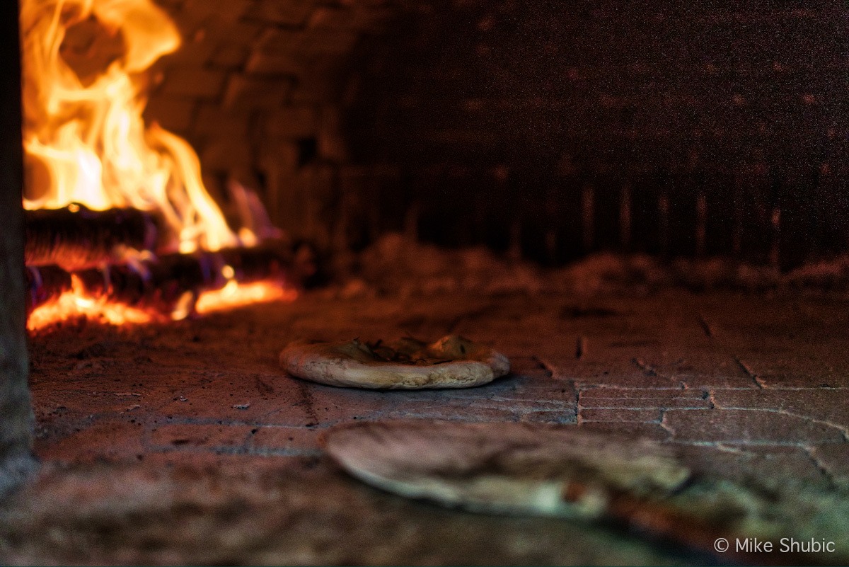 Cooking in Tuscany Wood fired oven in Tuscany by Mike of MikesRoadTrip.com