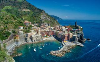 Cinque Terre aerial by Mike Shubic of MikesRoadTrip.com