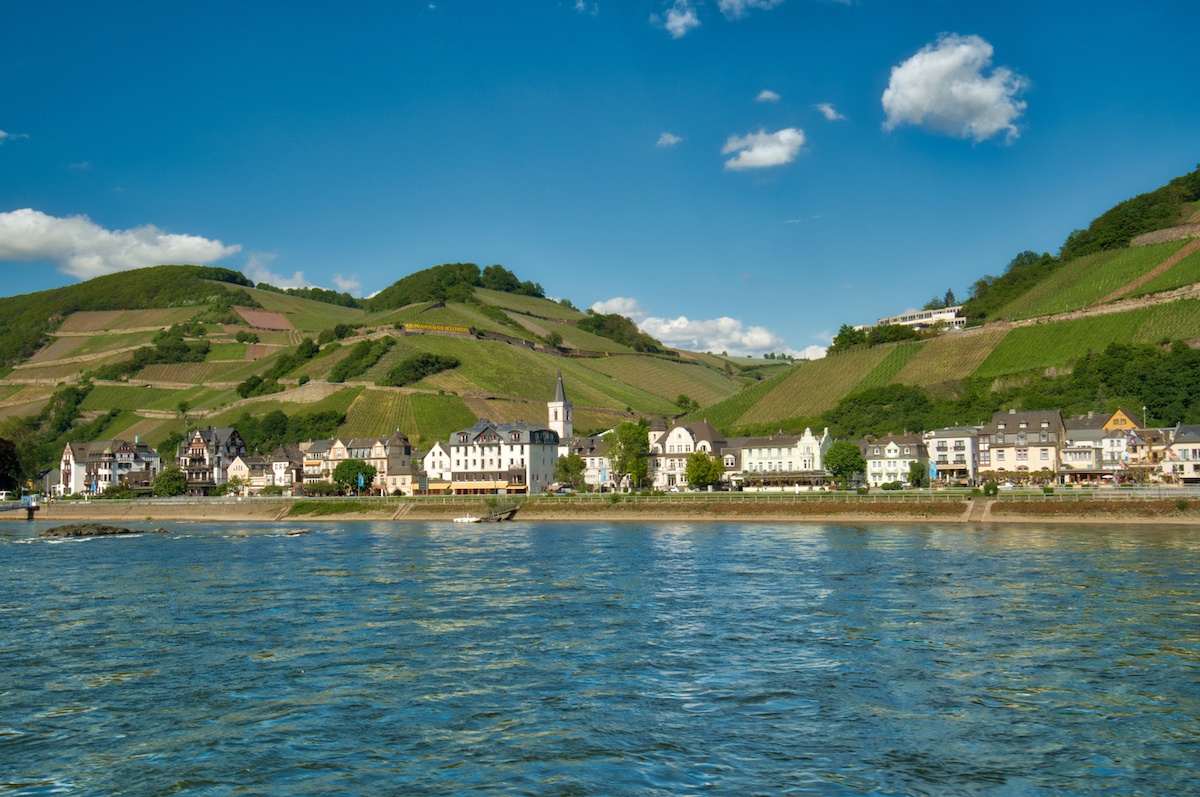 Rudesheim Germany from the Rhine