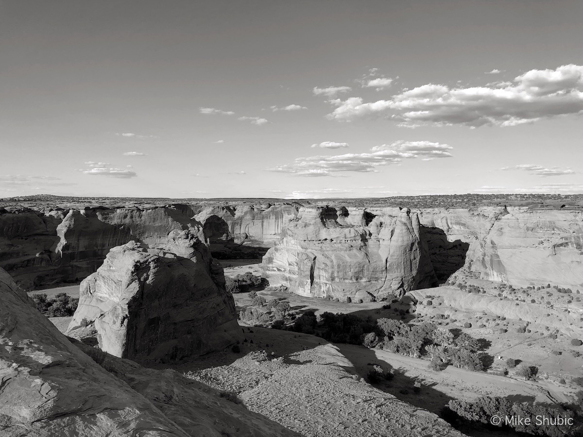 Visiting Arizona National Monument in Sep 2019 - B&W photo by MikesRoadTrip.com