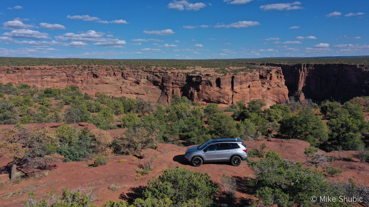 Honda Passport Ellite AWD aerial by MikesRoadTrip.com