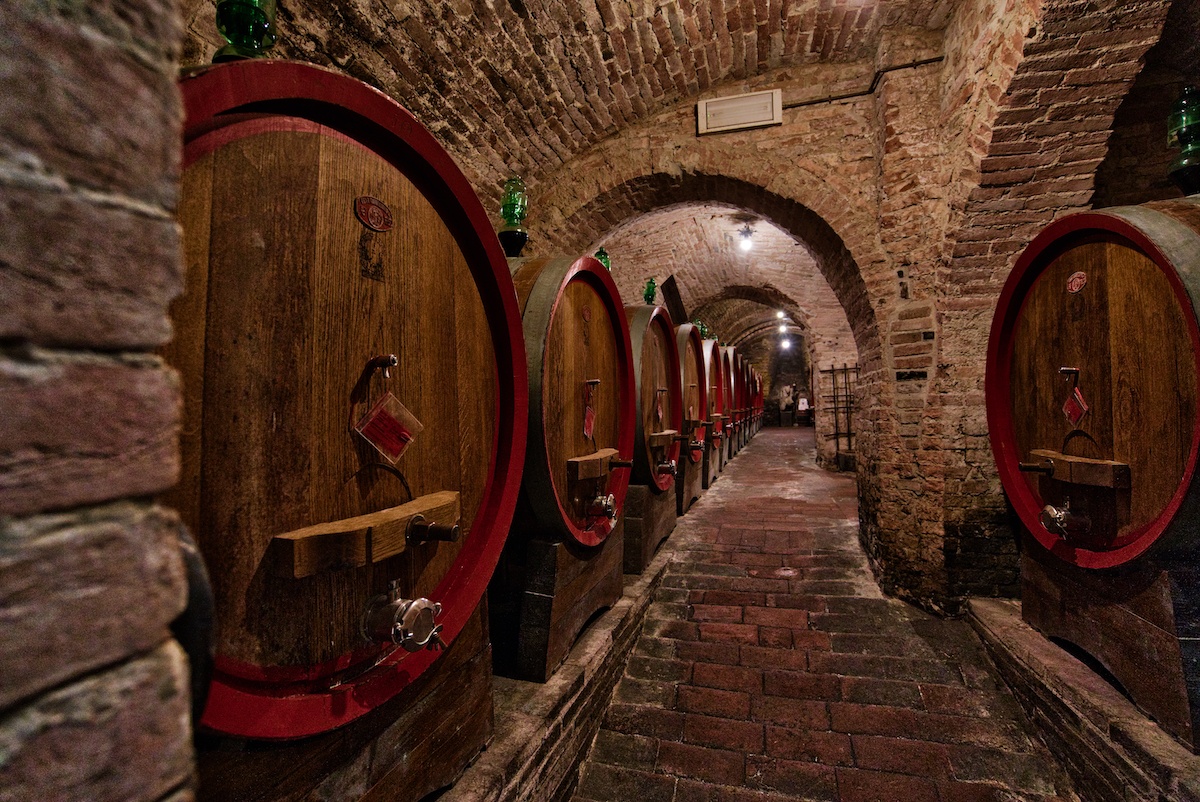 an undiscovered Tuscany treasure are the vinegar barrels in Montepulciano's underground tunnels - Photo by MikesRoadTrip.com