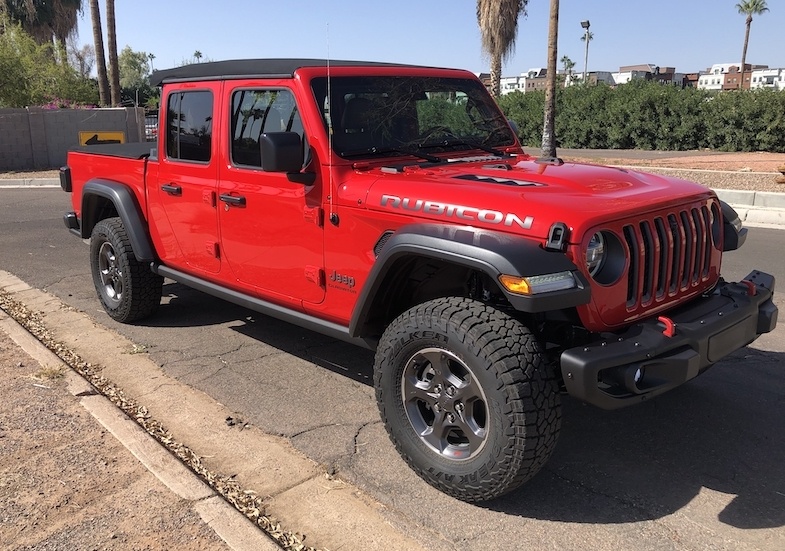 Jeep Gladiator Rubicon is one of the coolets new cars for 2020 - Photo by MikesRoadTrip.com