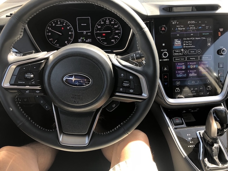 2020 Subaru Outback interior - photo by MikesRoadTrip.com