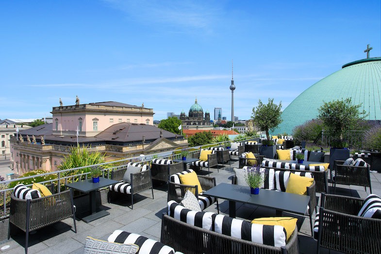 Rooftop Terrace at Hotel de Rome in Berlin