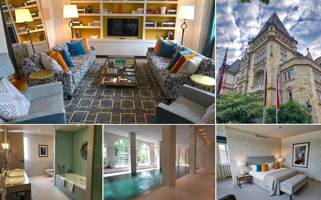 Villa Kennedy in Frankfurt is one of the best hotels in Germany - Photo collage by MikesRoadTrip.com