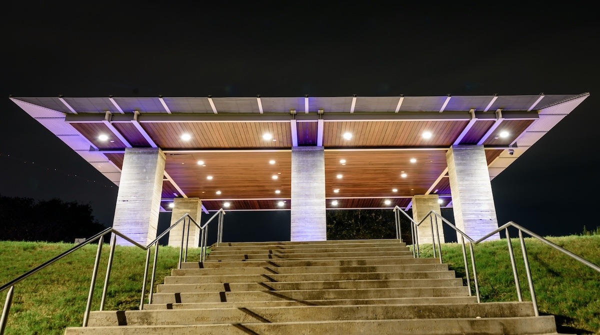 Visit Houston and see the The Buffalo Bayou cistern park