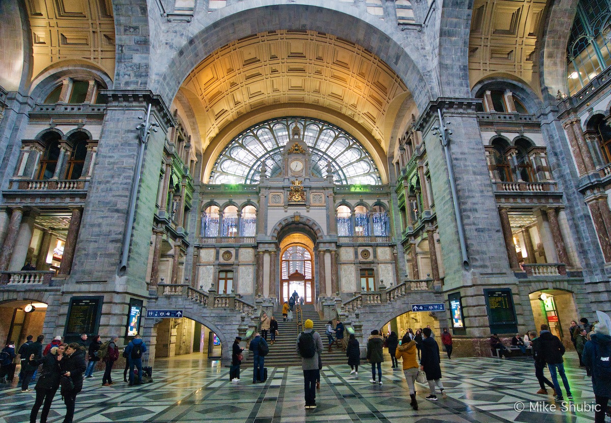 Antwerp Train Station - Photo by Mike Shubic of MikesRoadTrip.com