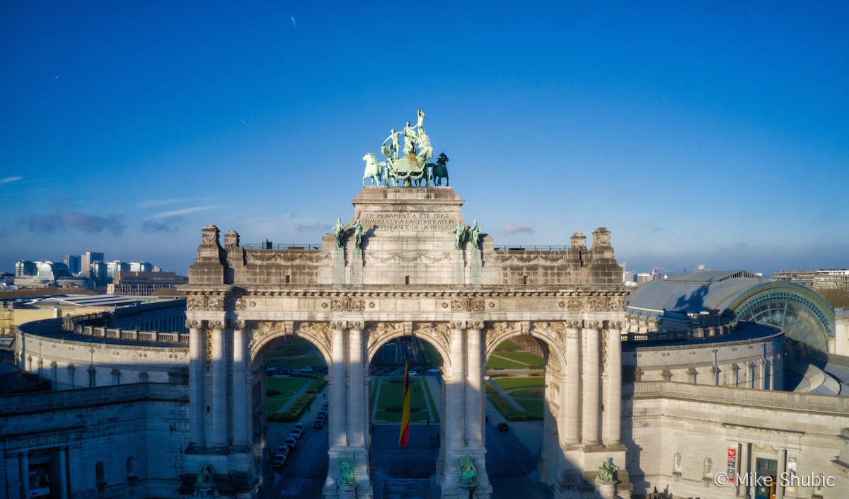 Brussels Arch on a beautiful day. Photo by Mike Shubic of MikesRoadTrip.com