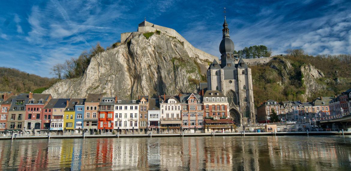 One of the surprise gems in Belgium is Dinant. Photo by: Mike Shubic of MikesRoadTrip.com