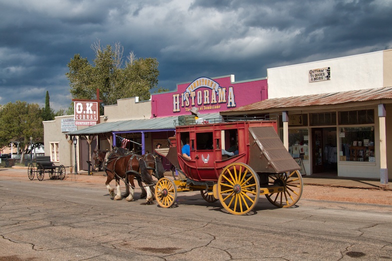 Tombstone Arizona downtown - Photo by: Mike Shubic of MikesRoadTrip.com