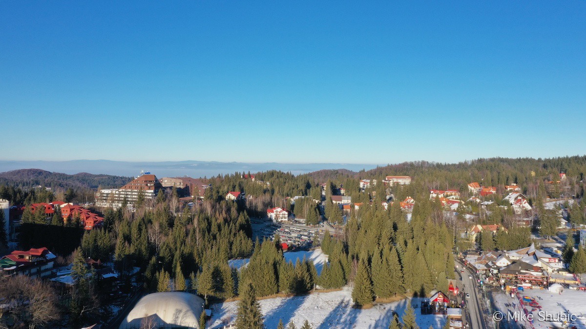 Poiana Brasov aerial by Mike Shubic of MikesRoadTrip.com