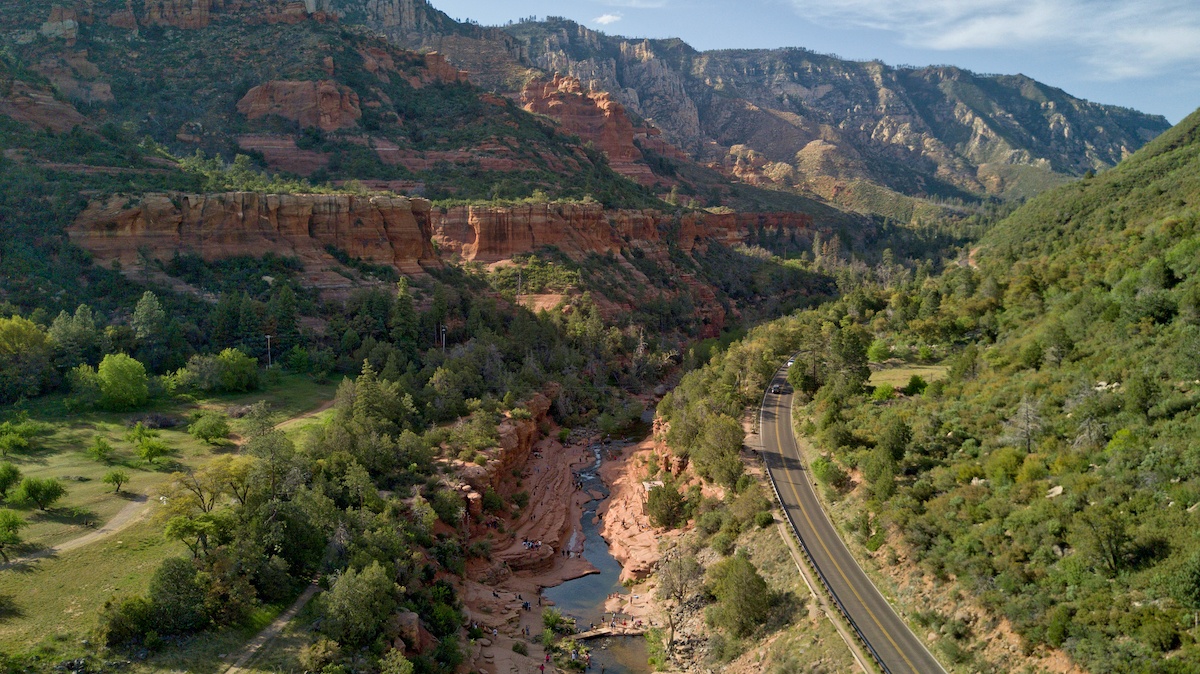 Oak Creek Canyon is one of the best places to visit in central Arizona - Photo by: Mike Shubic of MikesRoadTrip.com