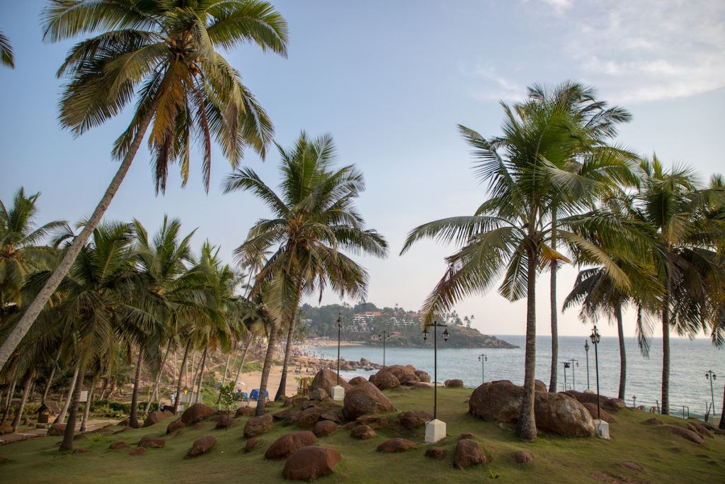 Varkala beach in southern India