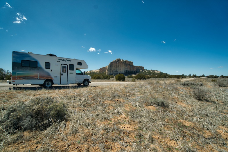 Cruise America RV at El Morro on an epic Southwest Road Trip - Photo by: Mike Shubic of MikesRoadTrip.com