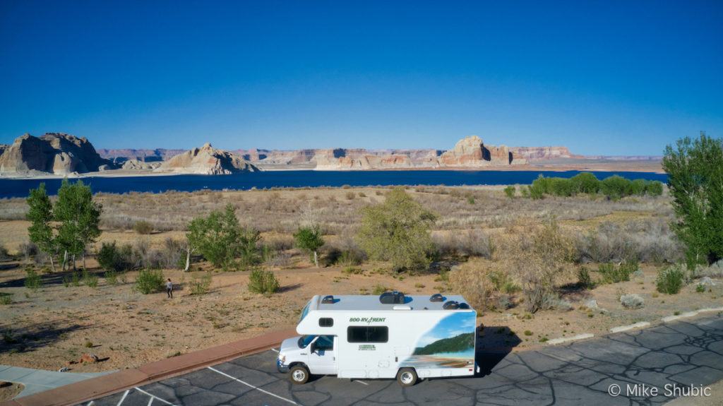 Cruise America RV at Lake - Photo by: Mike Shubic of MikesRoadTrip.com