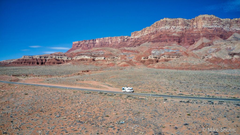 road trip southwest via Cruise America RV in front - Photo by: Mike Shubic of MikesRoadTrip.com