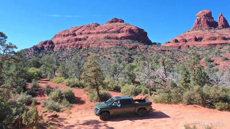 2020 Toyota Tundra in Sedona Arizona - Photo by: Mike Shubic of MikesRoadTrip.com