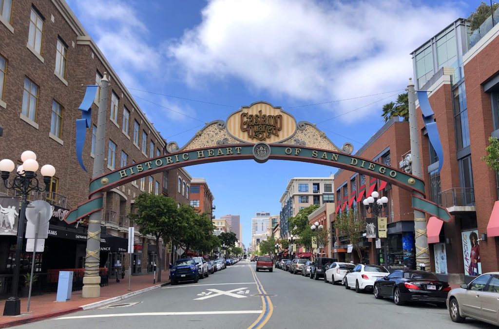 Gaslamp Quarter in Downtown