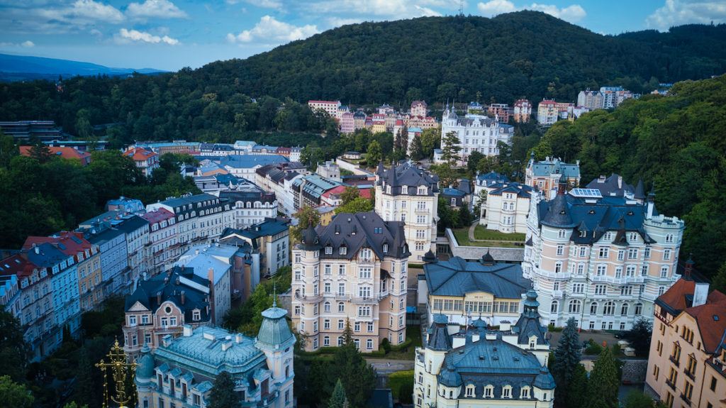 Karlovy Vary is a spa town in the Czech Republic 