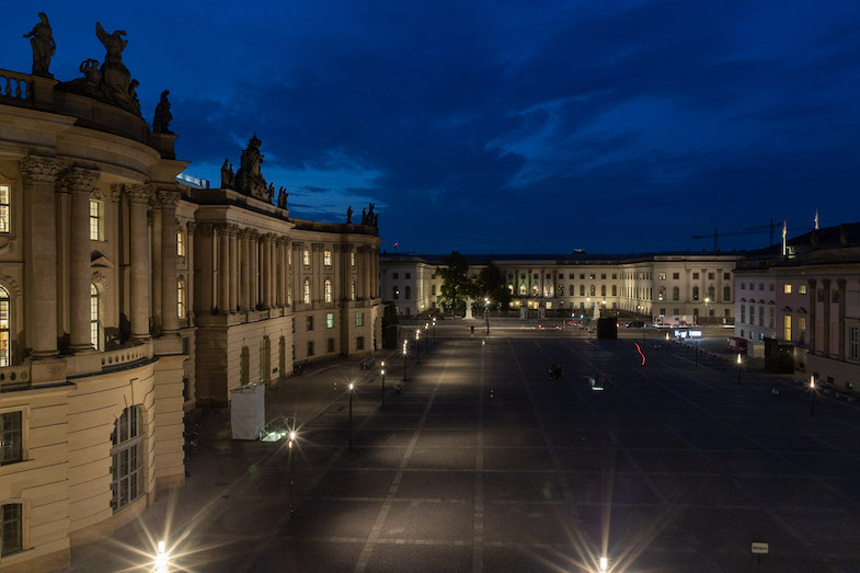 Bebelplatz in Berlin - Evening photo by MikesRoadTrip.com