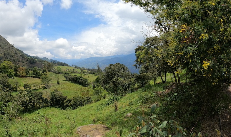 Bogota countryside in the Andes Mt. - by MikesRoadTrip.com