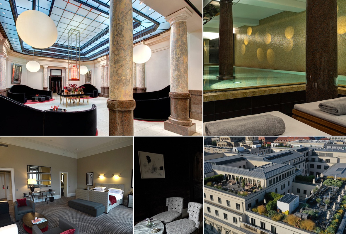 One of the best hotels in Germany is Hotel De Rome in Berlin - Collage by MikesRoadTrip.com