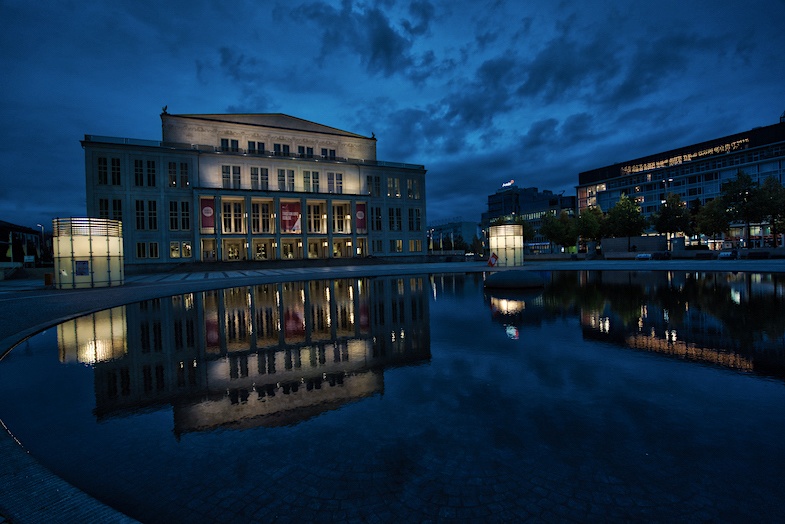 Leipzig at blue hour - Photo by: Mike Shubic of MikesRoadTrip.com