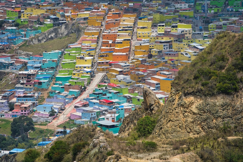 South Bogota colorful houses - Photo by Mike Shubic of MikesRoadTrip.com