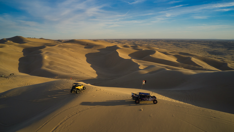 Road Trip alternatives in Dubai on a quad.