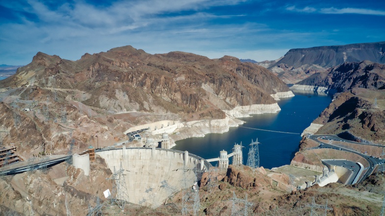 Hoover Dam aerial by MikesRoadTrip.com