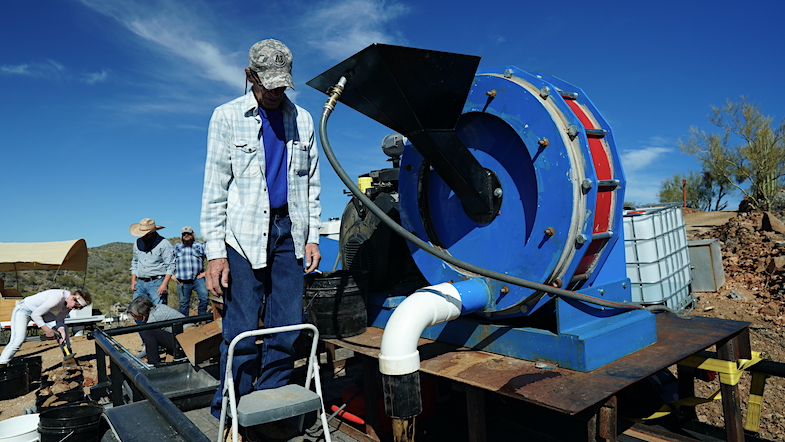 mining equipment at luxury gold mine in arizona