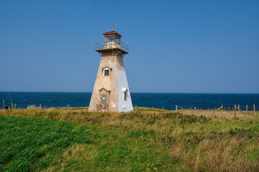 Maritime Canada Lighthouses - Cape Tyron Lighthouse by Mike Shubic of MikesRoadTrip.com