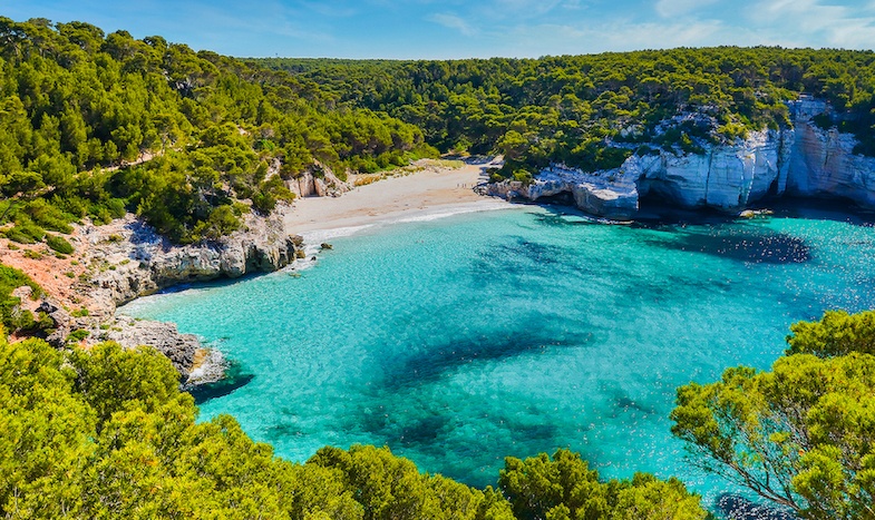 Menorca is a stunning road trip stop in spain